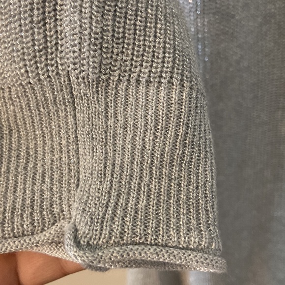 Midnight Velvet Cardigan size XL excellent condition length 37” color silver - Picture 7 of 12